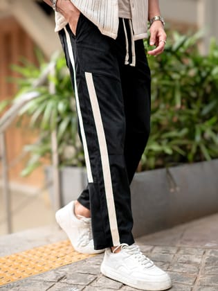 Corduroy Black Pants-32
