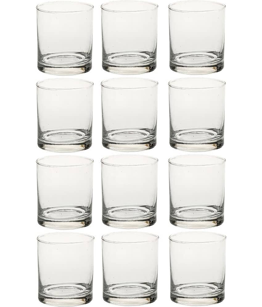 Somil Water/Juice  Glasses Set,  280 ML - (Pack Of 12)