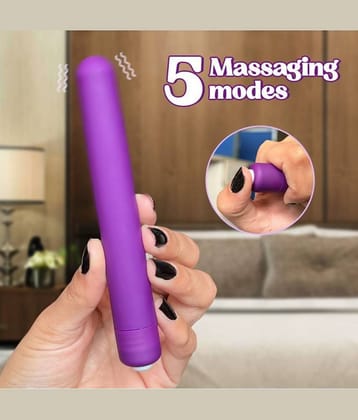 crazynyt Long Bullet Portable Manual Massager