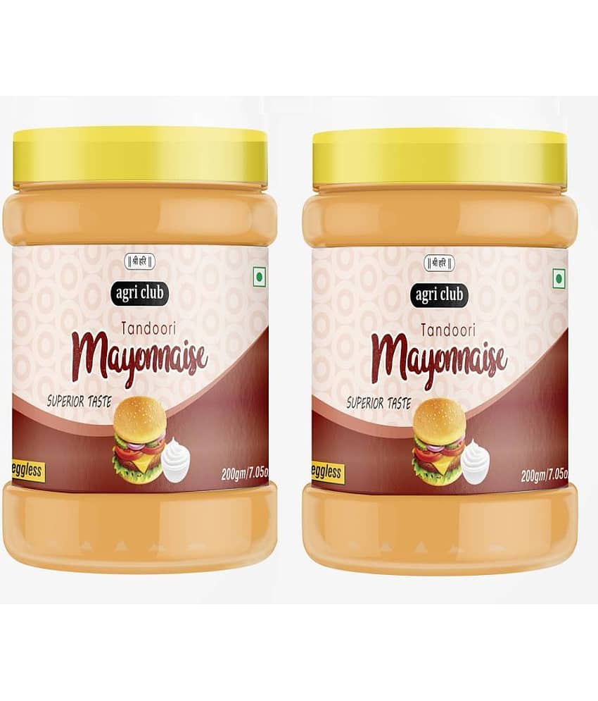 AGRI CLUB Tandoori Mayonnaise (200x2) Sauce 400 g Pack of 2