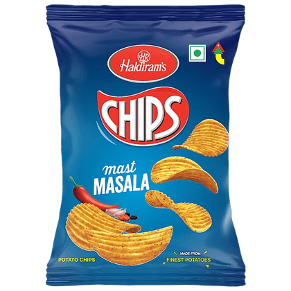 Haldiram's Chips - Mast Masala, 55 G Pouch Haldiram's Chips - Mast Masala, 55 G Pouch