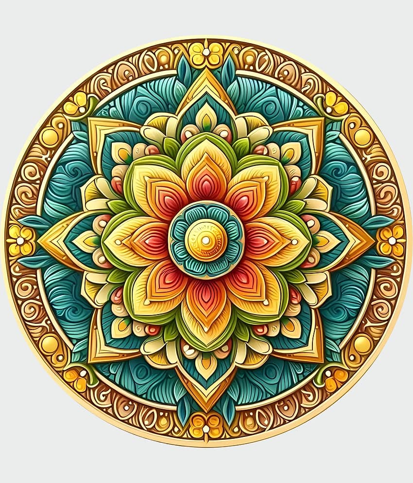 Decor Villa Floor Sticker Festival & Ocassion ( 40 x 40 cms )
