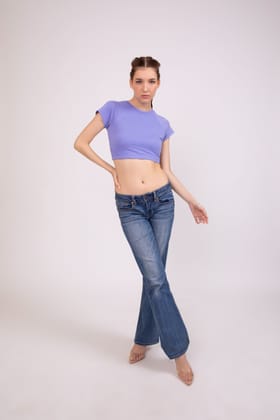 Lilac - Baby tee-XS