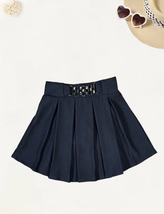 Girls Mini Skirt [GS-987] (1-12Years)-4-5Y (Size - 24) / Imported / Black