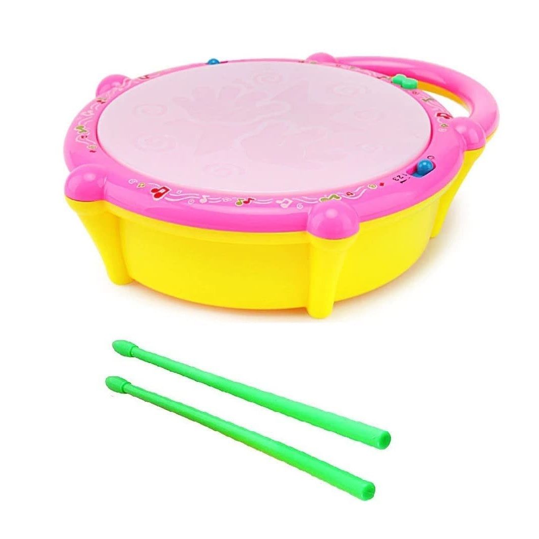 Flash Drum Toy with 2 Mallets, ‎Plastic