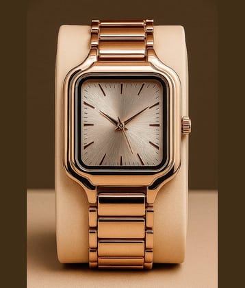 Trex Rose Gold Stainless Steel Analog Womens Watch