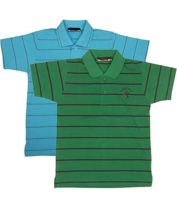 NEUVIN Baby Boys Cotton Polos ( Multi )