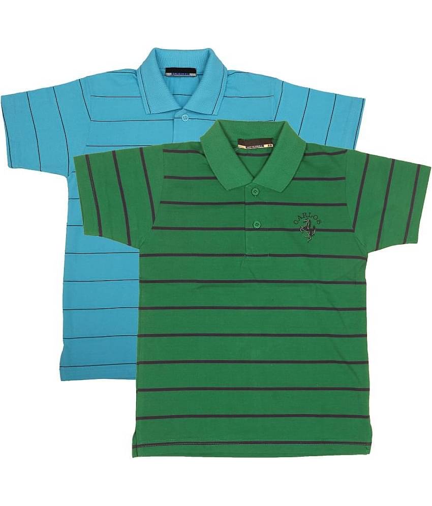 NEUVIN Baby Boys Cotton Polos ( Multi )