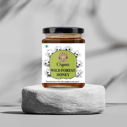 Organic Nation Wild Forest Honey � Raw, Unprocessed, Natural Sweetener � Sourced from Wildflowers � Rich in Antioxidants � No Added Sugar 325g