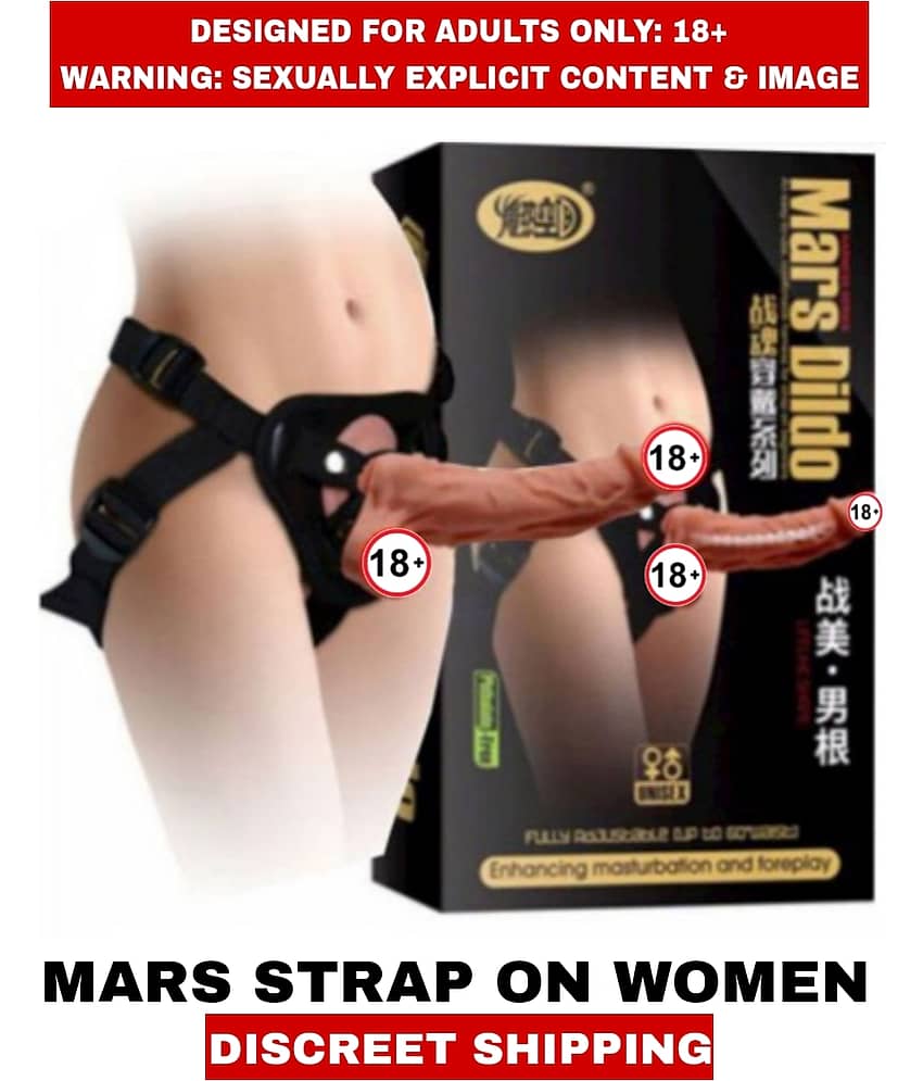 MARS REALISTIC FLEXIBLE SOLID SILICONE STRAP ON For Women