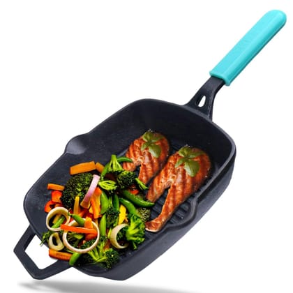 GEMMA Cast Iron Grill Pan-Green