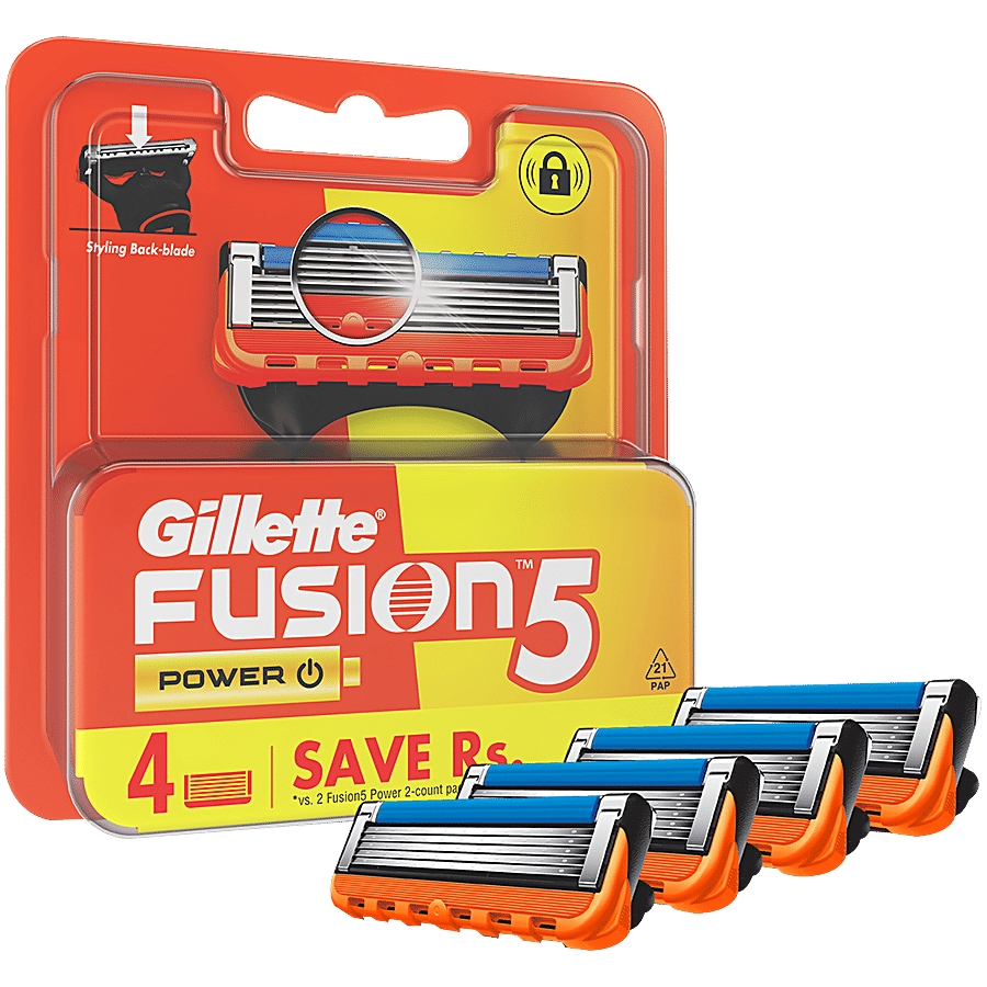 Gillette Fusion 5 Replacement Cartridges, 4 pcs