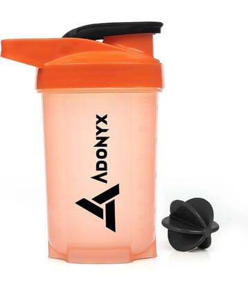 ADONYX Plastic Orange 500 mL Shaker ( Pack of 1 )