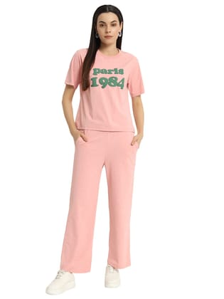 Cotton Pink Cord Set