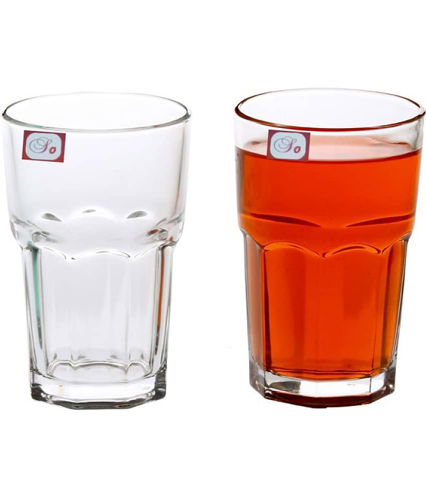 Afast Glass Glasses, Clear, Pack Of 2, 300 ml