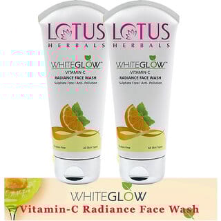 Lotus Herbals Whiteglow Vitamin-C Radiance Face Wash 50G ( Pack Of 2 )