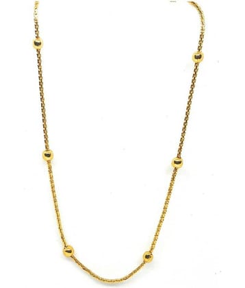 Khubsurat Micro Plated  Neck Chain for Girls & Women, Gold Tone, 23 Inch Long