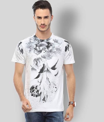 Huetrap Pack of 1 Cotton Regular Fit Men's T-Shirt ( White )