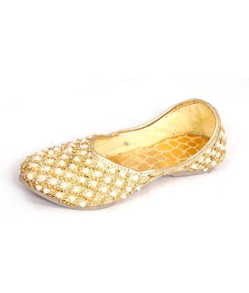 Apratim Gold Ethnic Footwear