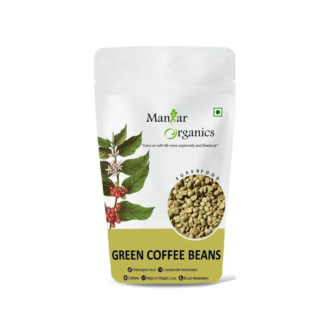 ManHar Organics Columbian Green Coffee Beans 1kg -Immunity Booster and Weight Management Partner