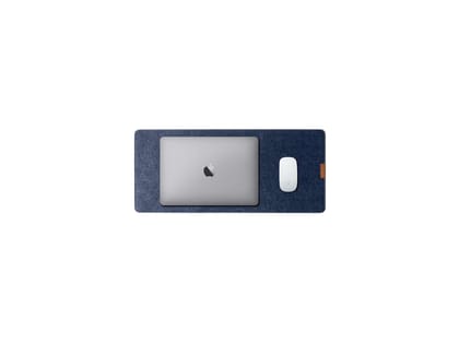 DailyObjects Turf Felt Mini Desk Mat  - Blue