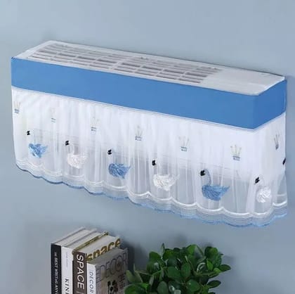 New Printed Air Conditioning Dust Cover Folding Designer Ac Cover for Indoor Split Ac