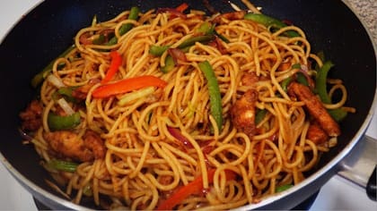 Chicken Manchurian Noodle