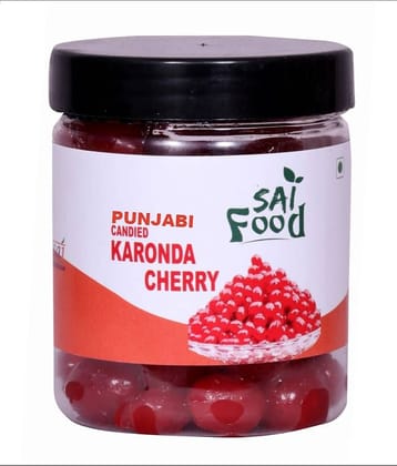 SAi Food PUNJABI Cherry karonda Fruite' Murabba with Almond Reset Your Eating Habits with a Healthy Solution Pickle 250 g