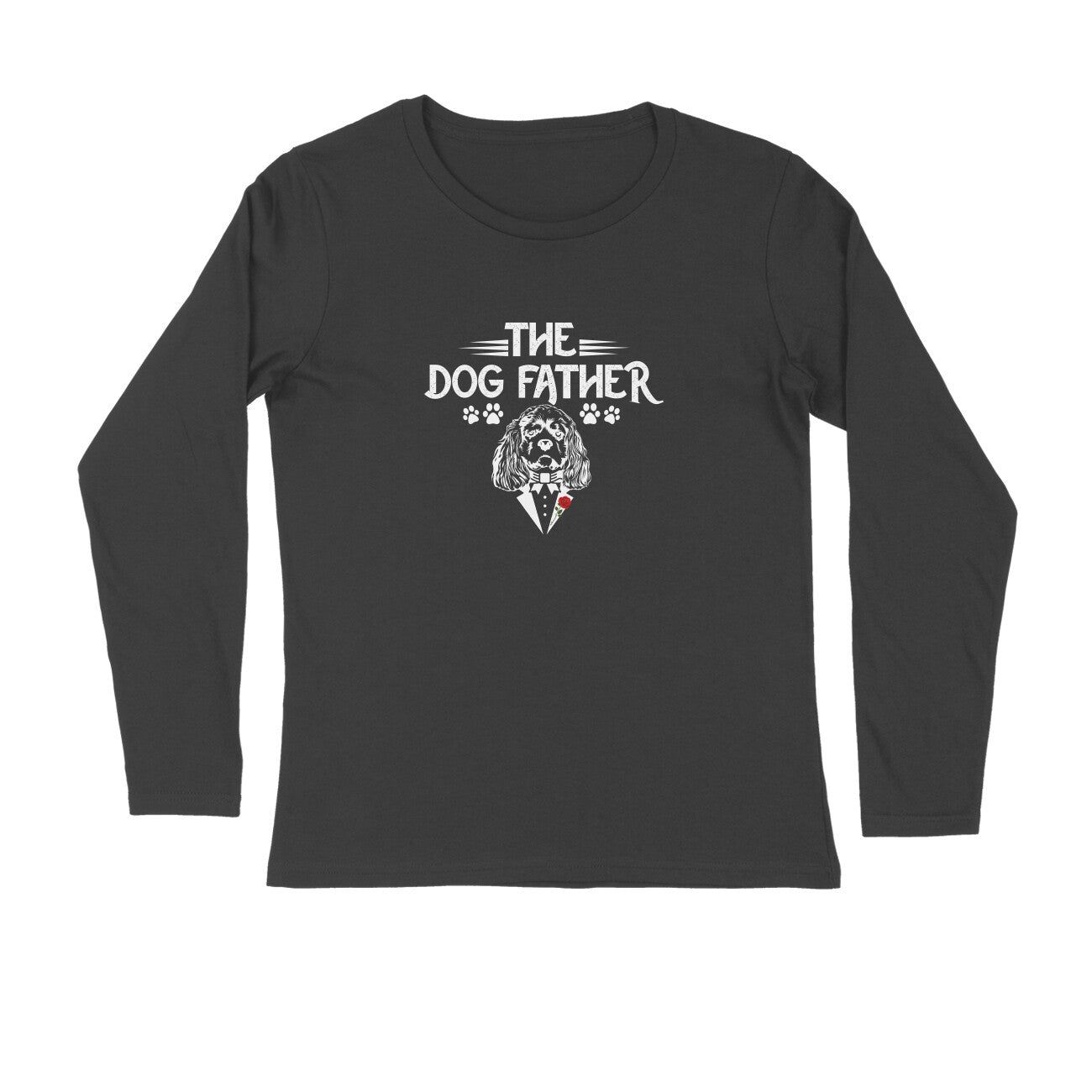 Full Sleeves Round Neck (Men) - Classy Dogfather (4 Colours)