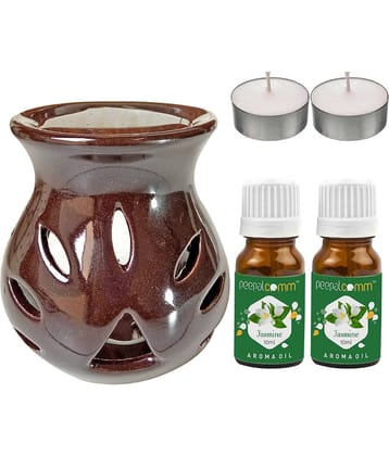 Peepalcomm Ceramic Aroma Oils & Diffusers Set - Pack of 5