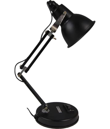 SPARKWORLD Black Study Table Lamp ( Pack Of 1 )