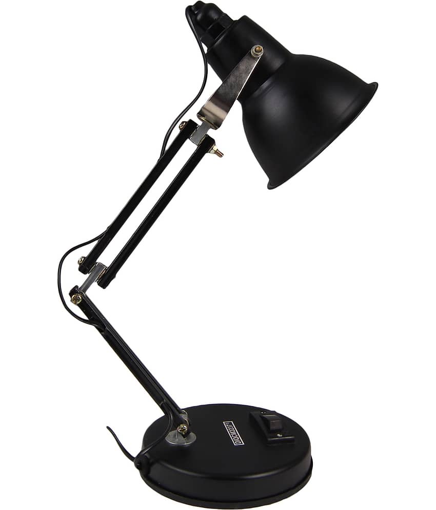 SPARKWORLD Black Study Table Lamp ( Pack Of 1 )