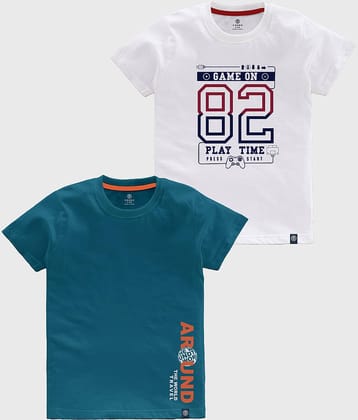 CODEZ Pack of 1 Boys Cotton T-Shirt ( Multicolor )