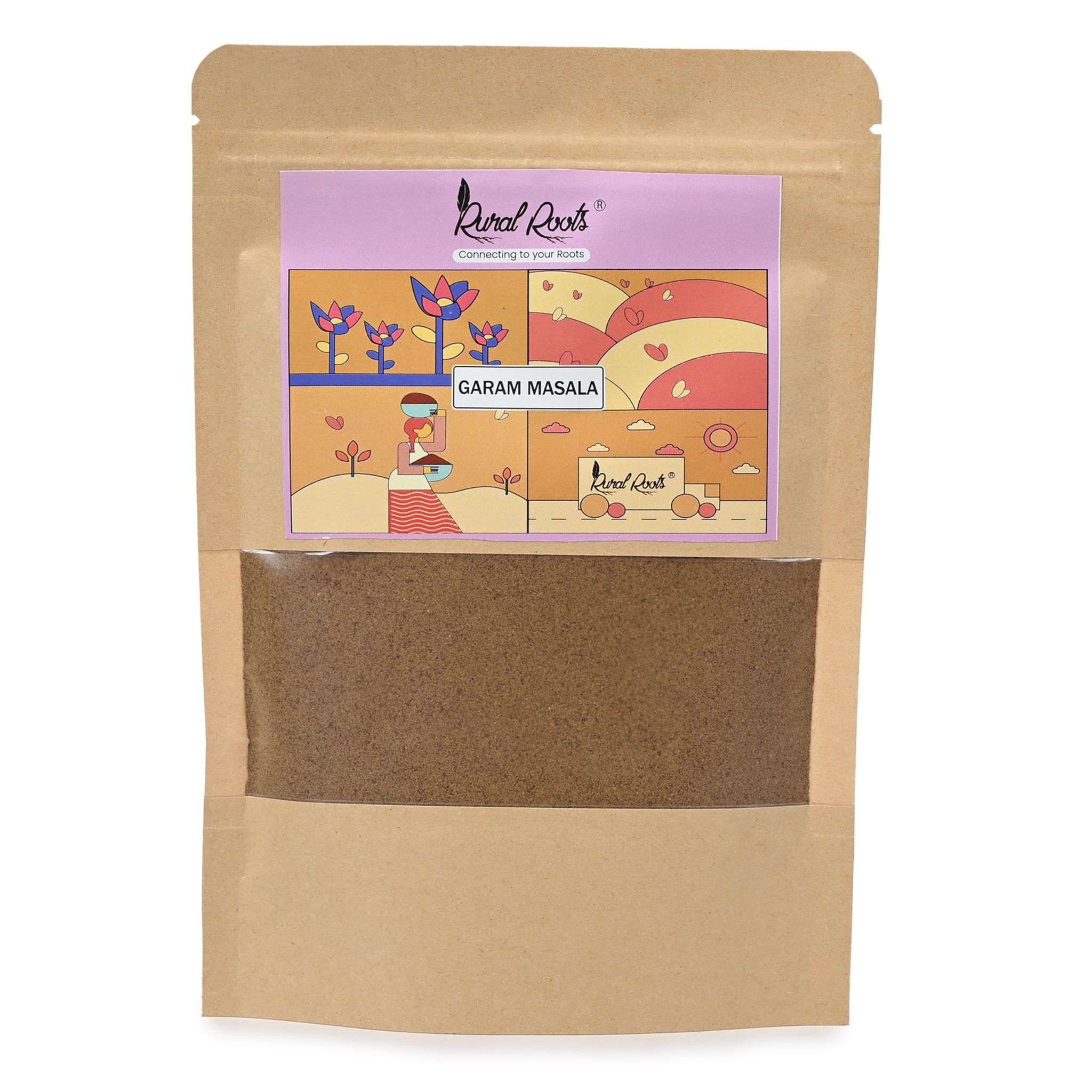 Rural Roots Garam Masala Powder - 100g | Traditional Perfect Blend of Spices with Great Taste | Rich Aroma & Flavour | No Added Colour and Preservatives