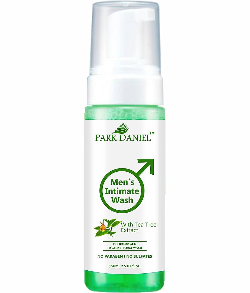 Park Daniel Tea Tree Extract 150ML Ph Balance Men's Intimate Wash Green 1 Pcs