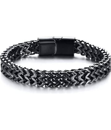 FASHION FRILL Black Bracelet ( Pack of 1 )