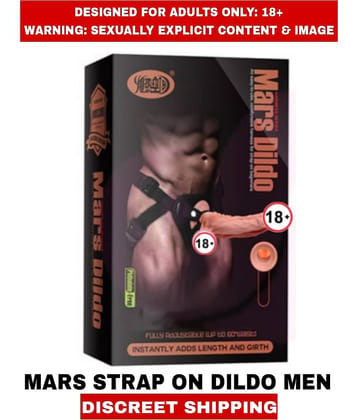 Sexual Wellness Adult Sex Toys Mars Strap On Hollow Soft Silicon Dildo with Adjustable Belt For Men