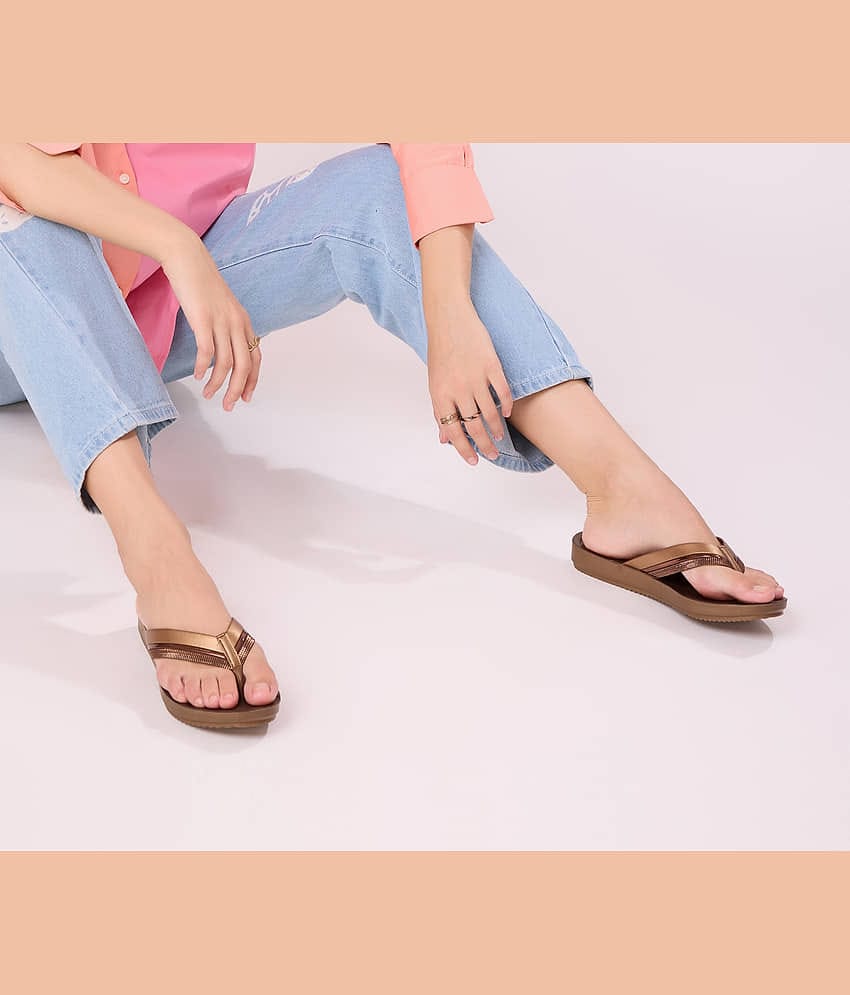Inblu Brown Women's Slipper