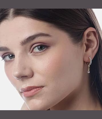 YOUBELLA Multi Color Huggies Earrings ( Pack of 1 )