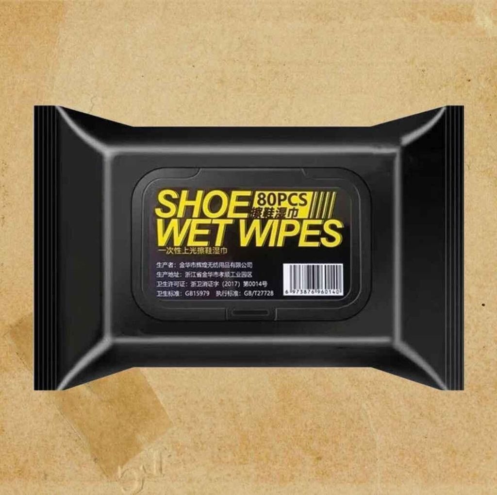 Sneaker & Shoe Cleaner Wipes(1 Packs of 80)