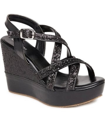 Marc Loire Black Wedges Heels