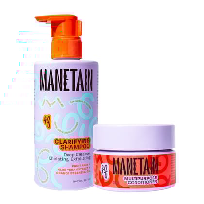 Manetain Set Of 2 Clarifying Shampoo - 237 ml & Multipurpose Conditioner - 200 g