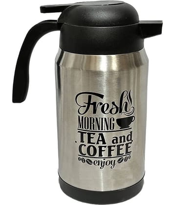 Dynore Carafe Coffee Flask Silver Steel Flask ( 1500 ml )
