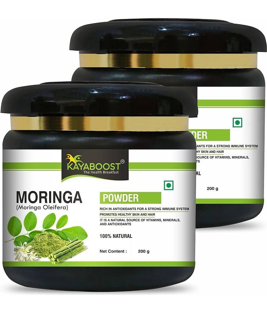KAYABOOST 100% Organic Moringa Leaf Powder | Pack of 2 | 400 g
