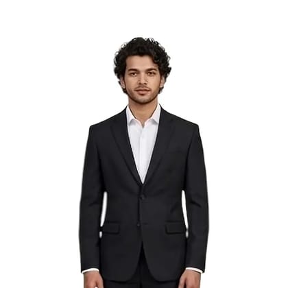 Men's Slim Fit Single Button Formal Blazer, Smart Casual Style