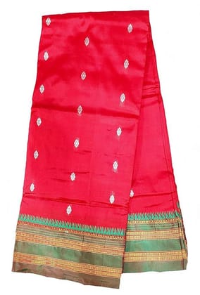 Women's Narayanpet Silk Saree With Blouse Piece