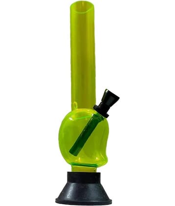 PUFF SMART Acrylic Bong 8 Inch (Waterpipe) Color - Yellow
