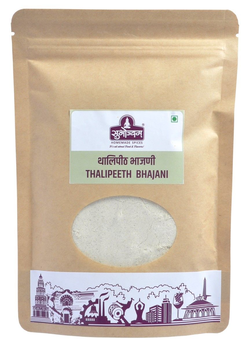 Subhojyam Multigrain Thalipeeth Bhajani (250g) | Roasted Grains & Legumes Flour | Nutritious Savoury Pancake Mix