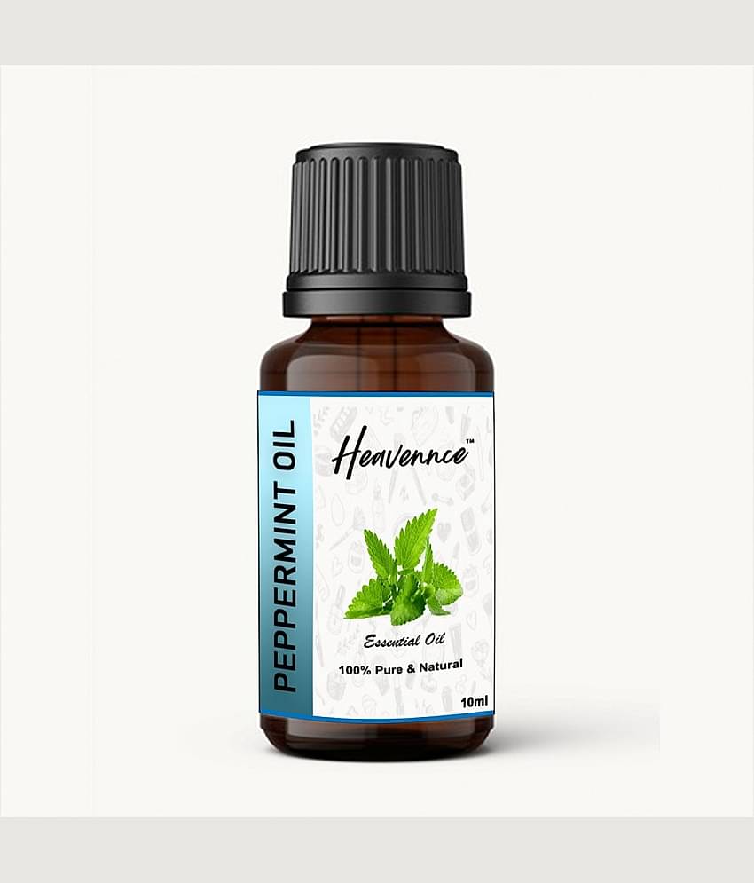 Heavennce Peppermint Aromatherapy Essential Oil Aromatic With Dropper 10 mL ( Pack of 1 )