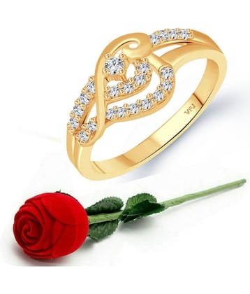 valentine day ring rose box  Flower Shine Ring for Women and Girls